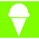download Ice Cream Icon clipart image with 90 hue color