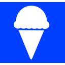 download Ice Cream Icon clipart image with 225 hue color