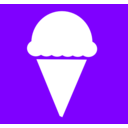 download Ice Cream Icon clipart image with 270 hue color