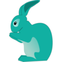 download Rabbit clipart image with 135 hue color