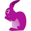 download Rabbit clipart image with 270 hue color