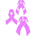 download Pink Ribbons For Plotter clipart image with 315 hue color