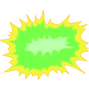 download Explosion clipart image with 45 hue color