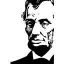 download Abraham Lincoln clipart image with 315 hue color