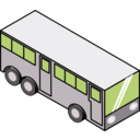 download Iso Bus clipart image with 225 hue color