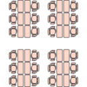 download Classroom Seat Layouts clipart image with 135 hue color