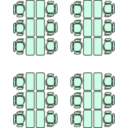 download Classroom Seat Layouts clipart image with 270 hue color