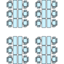 download Classroom Seat Layouts clipart image with 315 hue color