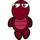 download Turtle clipart image with 225 hue color