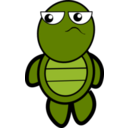 download Turtle clipart image with 315 hue color