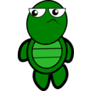 download Turtle clipart image with 0 hue color