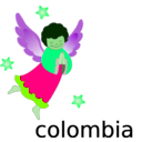 download Angel clipart image with 90 hue color