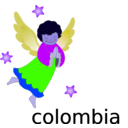 download Angel clipart image with 225 hue color