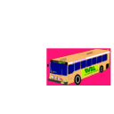download City Bus 2 clipart image with 45 hue color