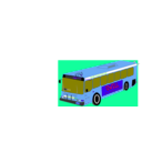 download City Bus 2 clipart image with 225 hue color