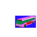 download City Bus 2 clipart image with 315 hue color