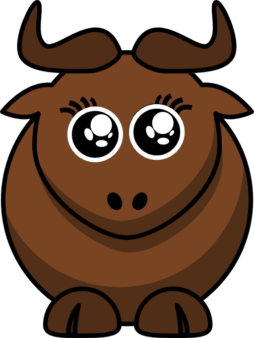 Cartoon Gnu Eyes