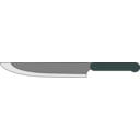 download Kitchen Knife clipart image with 180 hue color