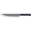 download Kitchen Knife clipart image with 225 hue color