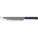 download Kitchen Knife clipart image with 270 hue color