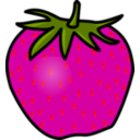 download Strawberry clipart image with 315 hue color