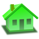 download Green House clipart image with 0 hue color