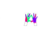 download Manos clipart image with 270 hue color