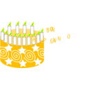download Buon Compleanno clipart image with 45 hue color