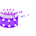 download Buon Compleanno clipart image with 270 hue color