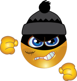 Thief Smiley Emoticon