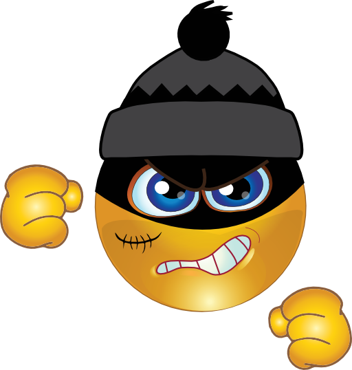 Thief Smiley Emoticon