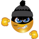 Thief Smiley Emoticon