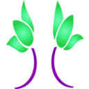 download Flower Icon clipart image with 135 hue color