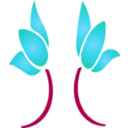 download Flower Icon clipart image with 180 hue color