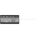 download Keyboard clipart image with 45 hue color