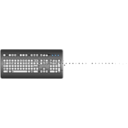 download Keyboard clipart image with 90 hue color