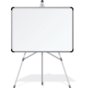 download White Board clipart image with 180 hue color