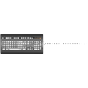 download Keyboard clipart image with 270 hue color