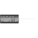 download Keyboard clipart image with 0 hue color