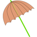 download Umbrella Parasol Pink Tranparent clipart image with 45 hue color