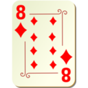 Ornamental Deck 8 Of Diamonds