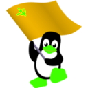 download Commie Tux clipart image with 45 hue color