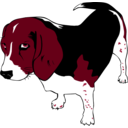 download Copper The Beagle clipart image with 315 hue color