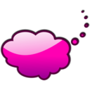 download Speach Bubble clipart image with 270 hue color