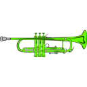 download Trumpet clipart image with 45 hue color
