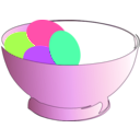 download Bowl clipart image with 270 hue color
