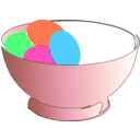 download Bowl clipart image with 315 hue color