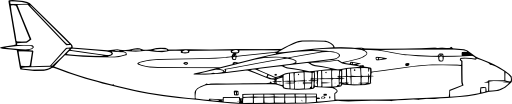 Side View Antonov An 225