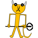 download Devil clipart image with 45 hue color