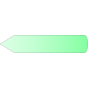download Arrow Left Cyan clipart image with 315 hue color
